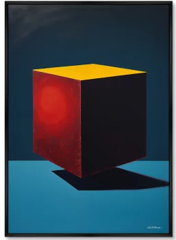 Набор из двух постеров на холсте Cubes in Colors 75X105 / 75X105 CM