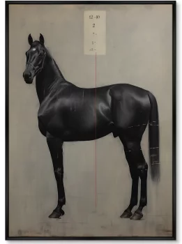 Постер на холсте The Horses 75X105 CM