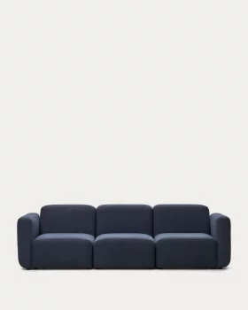 Модульный трехместный диван Neom синий 263X89X78 CM