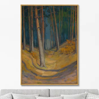 Репродукция картины на холсте Forest 75X105 CM