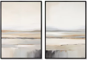 Набор из двух постеров на холсте Salt Lake 75X105 / 75X105 CM