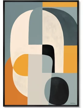 Постер на холсте Spatial form of colors 75X105 CM