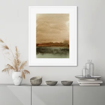 Постер Late autumn landscape 42X52 CM