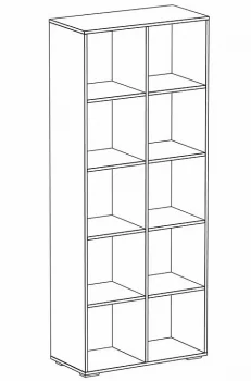 Стеллаж Play 76X37X188 CM