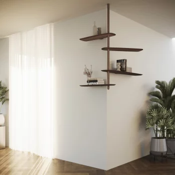 Подвесная угловая полка Unica 82X122X166 CM