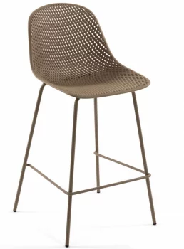 Барный стул Quinby 44X49X107 CM бежевого цвета