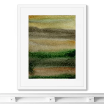 Постер Late evening landscape view 42X52 CM