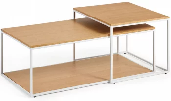 Комплект столиков Yoana 50X55X43 / 100X50X35 CM