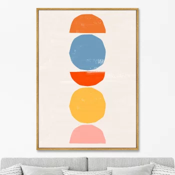 Постер на холсте Color vibes 75X105 CM