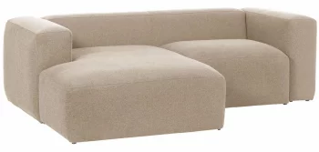 Угловой двухместный диван Blok 240X174X69 CM бежевого цвета
