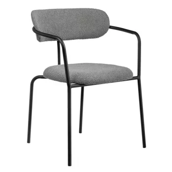 Комплект из 2 стульев Ant из серого букле 58X54X79 CM