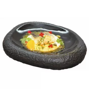 Блюдо овальное 28*22 см Organic Black P.L. Proff Cuisine [3]