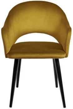 Стул Bruno 57X61X78 CM горчичный