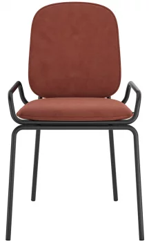 Стул Ror double frame 50X56X82 CM тёмно-красный