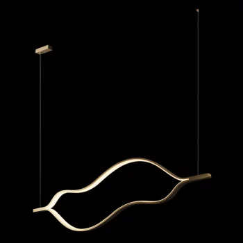 Подвесной светодиодный светильник Tape Light 140X5X150 CM