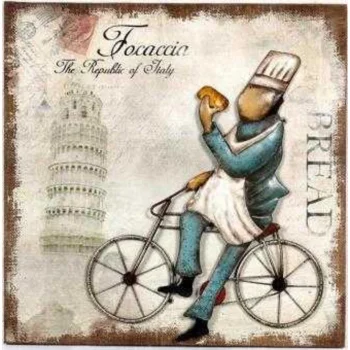 Картина "Focaccia", р-р 50*50*4,5 см, P.L. Proff Cuisine