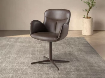 Вращающийся стул из экокожи Ramon 60X65X90 CM