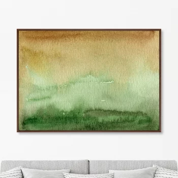 Постер The green valley and the hills beyond 105X75 CM