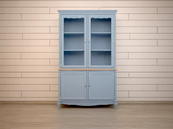 Буфет двухстворчатый Леонтина Blue 124X42X206 CM
