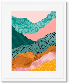 Набор из двух постеров Layered mountains 42X52 / 42X52 CM