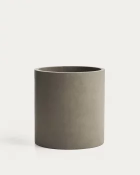 Кашпо из серого цемента Aiguablava 52 CM