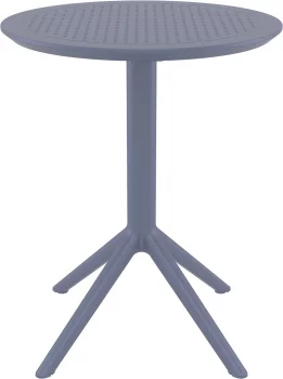 Стол пластиковый Sky 60X60X74 CM серый