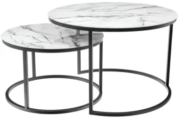 Набор из двух столиков Tango 60X60X41 / 48X48X31 CM