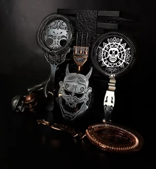 Стрейнер барный Skull 10X19 CM