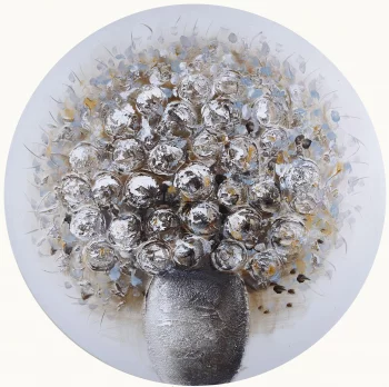 Фактурная картина Bouquet Ø80 CM