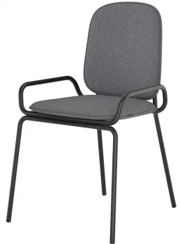 Стул Ror double frame 50X56X82 CM серый