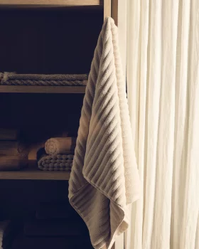 Банное полотенце Navira из 100% хлопка, бежевое 50X90 CM