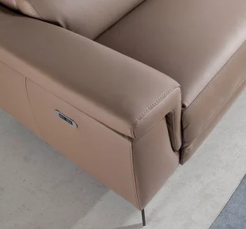 Диван-реклайнер кожаный Lasi 215X99X103 CM