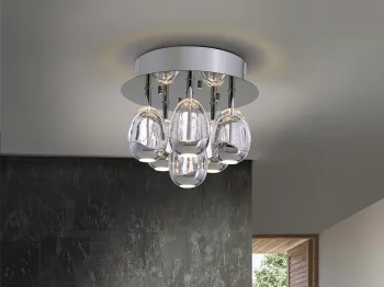Потолочный светильник Rocio 6L хром DIMABLE 32X26 CM