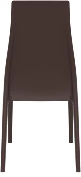 Стул пластиковый Miranda 45X56X94 CM коричневый