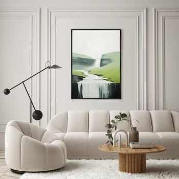 Постер на холсте Landscape Collection Milky Rivers 75X105 CM