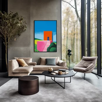 Постер на холсте The Path Up 75X105 CM