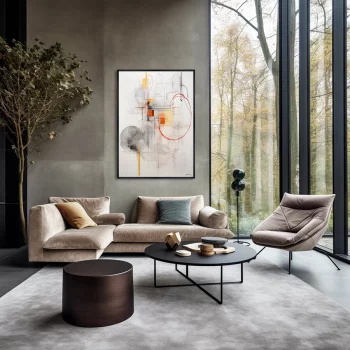 Постер на холсте Anima dello spazio 75X105 CM