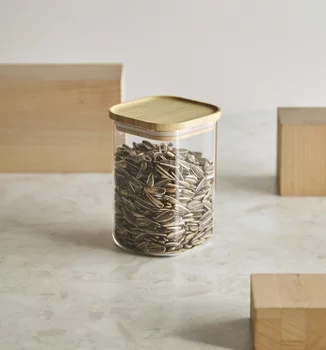 Банка для хранения Glass Bamboo 1.1 L
