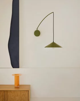 Настенный светильник Kally, зеленый, окрашенная поверхность 104X35X65 CM