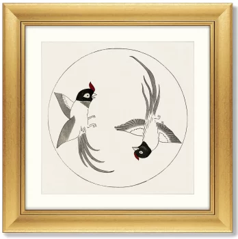 Постер Japanese vintage woodblock print 61X61 CM