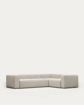 Угловой диван на 4 места Blok бежевый 320X230 CM