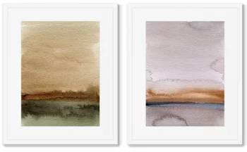 Набор из двух постеров Landscape coast view 42X52 / 42X52 CM