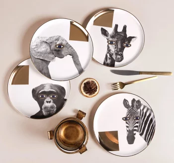 Тарелка мелкая Wild Life Zebra Ø20 CM