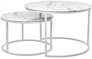 Набор из двух столиков Tango 60X60X41 / 48X48X31 CM