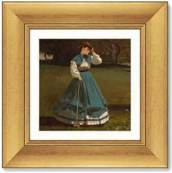 Диптих A Game of Croquet 36X36 / 36X36 CM