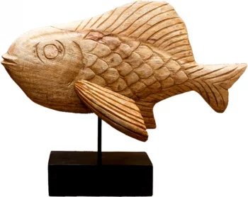 Декор из манго Fish 38X50X20 CM