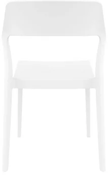 Стул пластиковый Snow 52X56X83 CM белый