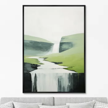 Постер на холсте Landscape Collection Milky Rivers 75X105 CM