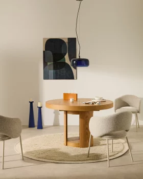 Абстрактный холст Nemsa с синими и зелёными оттенками 90X60 CM