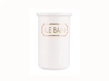 Стакан для зубных щеток Le Bain blanc 7,6X7,6X12 CM